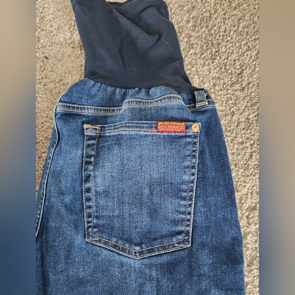 7 for All Mankind Maternity Jeans - Picture 1 of 4